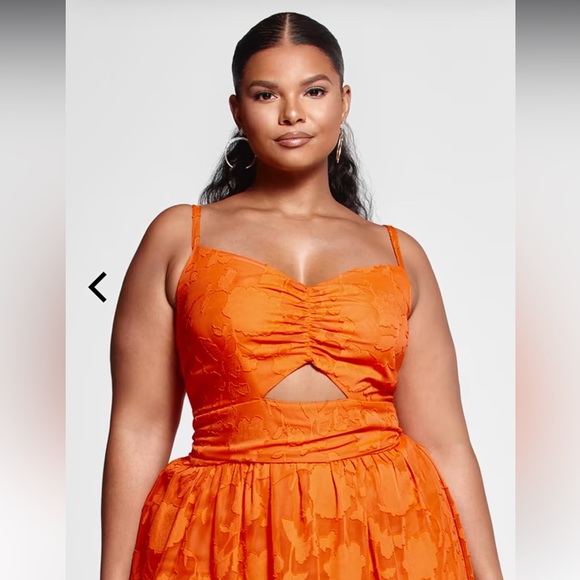 Fashion to Figure Aria Hi-Lo Floral Dress - Picture 4 of 8